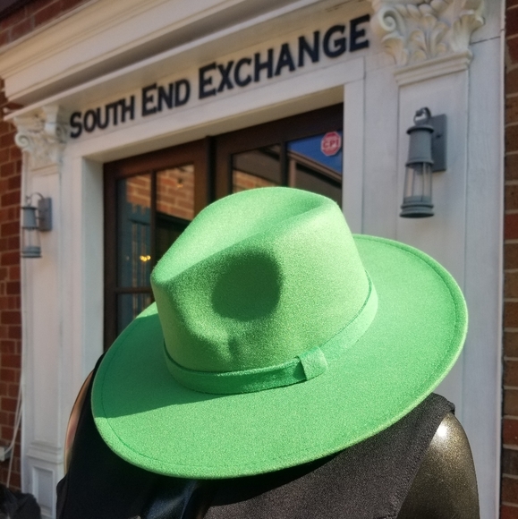 Fresh Green Fedora - Felt Construction 👒 Unisex - Picture 6 of 15